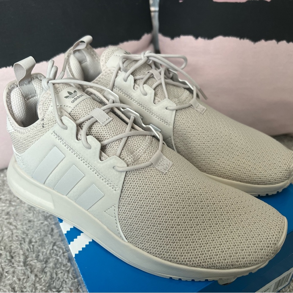 Tan Adidas XPLR. Big Kids 6.5